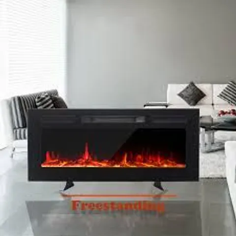 BOXED LOAMI M.C. HAUS 102CM W RECESSED WALL MOUNTED ELECTRIC FIRE (1 BOX)