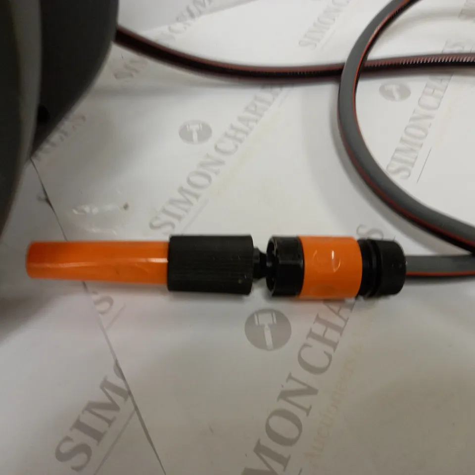 GRIFEMA G301-35 AUTOMATIC GARDEN HOSE REEL, 35M WALL-MOUNTED HOSE REEL WITH 180 DEGREE ROTATION