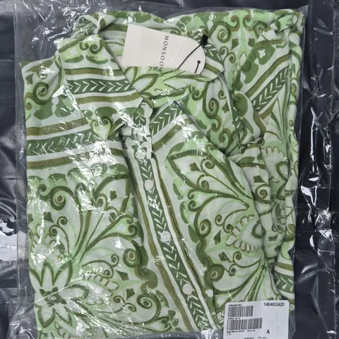 SEALED MONSOON EMILIA DRESS IN GREEN SIZE 16
