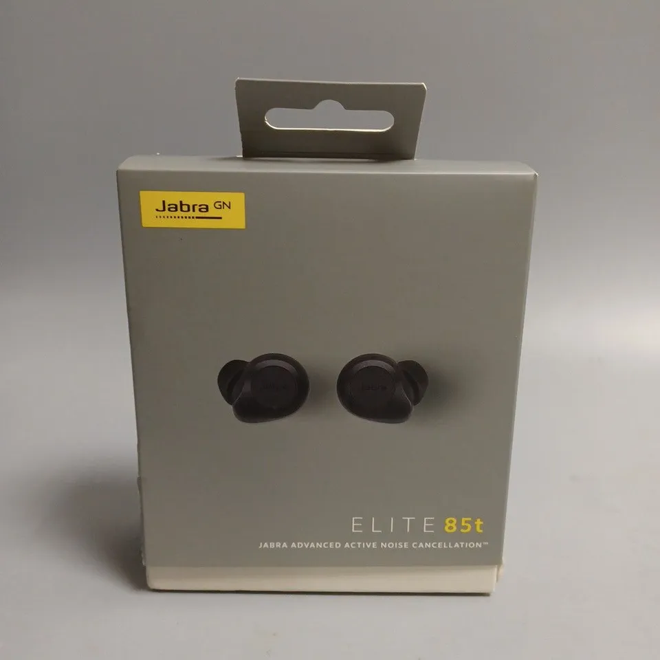 SEALED ABRA ELITE 85T TRUE WIRELESS EARBUDS - JABRA ADVANCED ACTIVE NOISE CANCELLATION