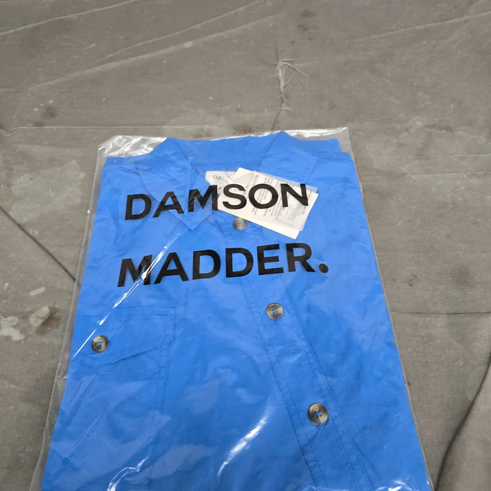 DAMSON MADDER BLUE SHIRT SIZE 14