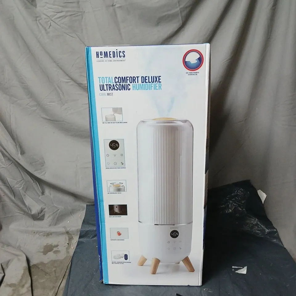 HOMEDICS ULTRASONIC HUMIDIFER BOXED