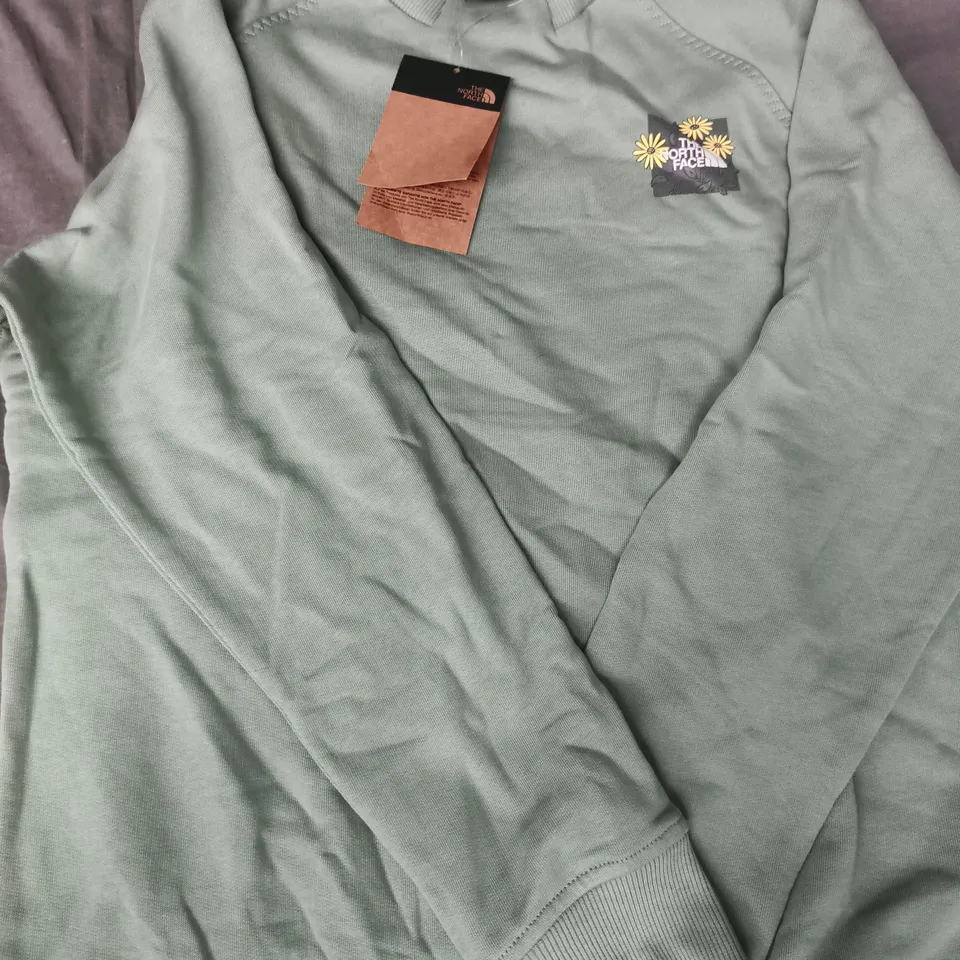 THE NORTH FACE DISCONNECT TO RECONNECT SWEATSHIRT IN SLATE MOSS SIZE SMALL
