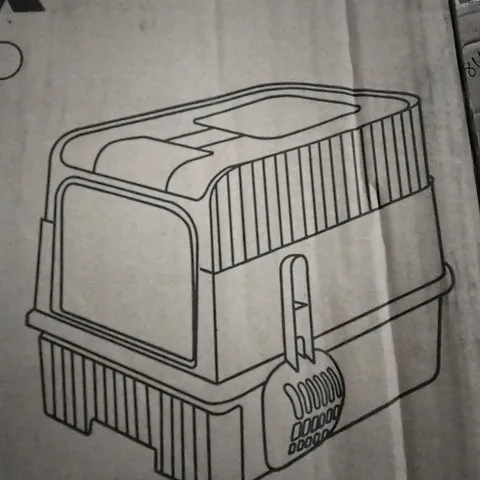 BOXED TIEKER CAT LITTER BOX