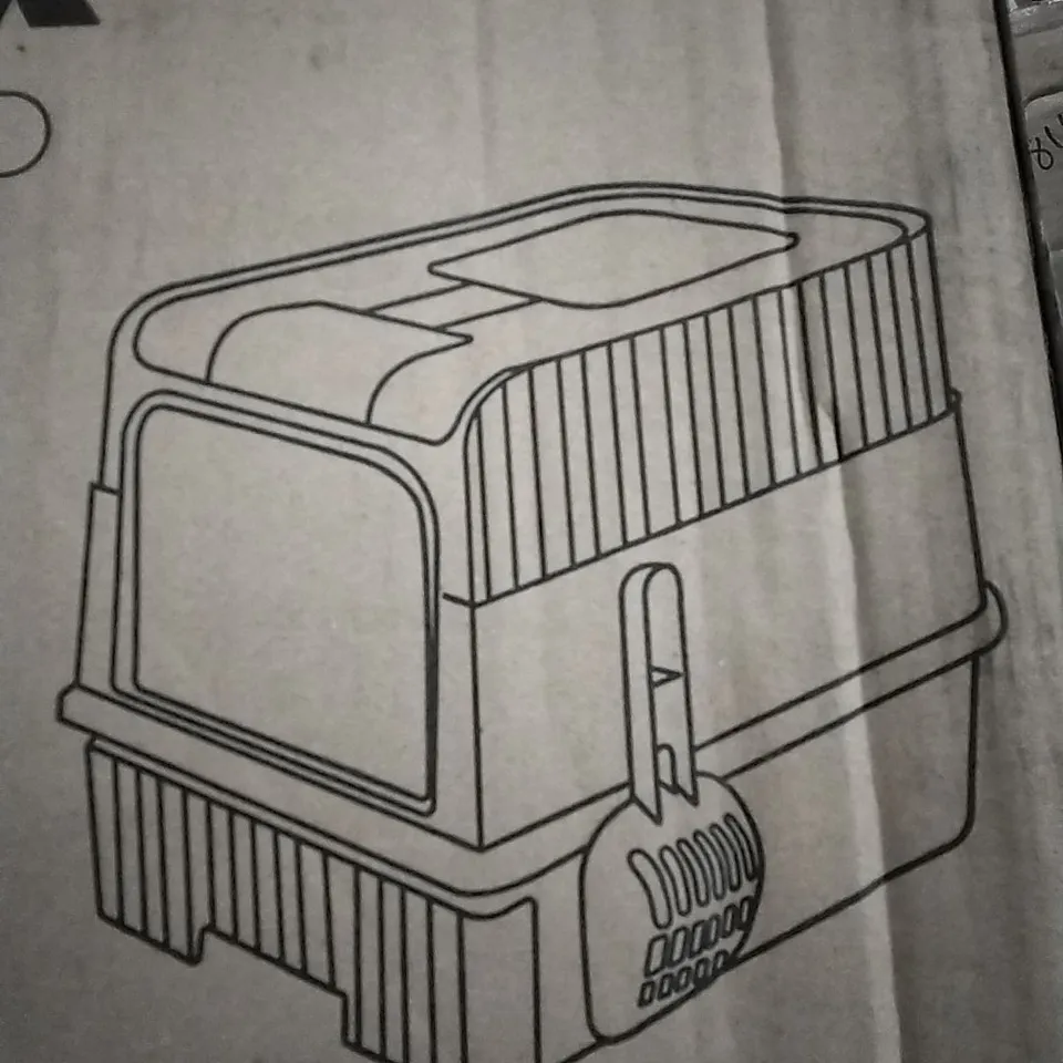 BOXED TIEKER CAT LITTER BOX 