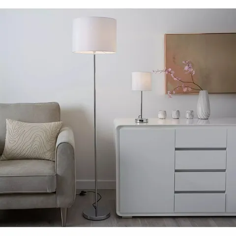EVERYDAY LANGLEY FLOOR LAMP - WHITE