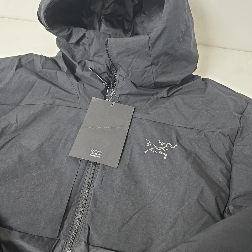 ARC'TERYX HOODED PUFFER JACKET – BLACK - SIZE XXL