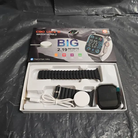 C90 ULTRA 2 SMART WATCH WITH SPORT BAND – BOXED