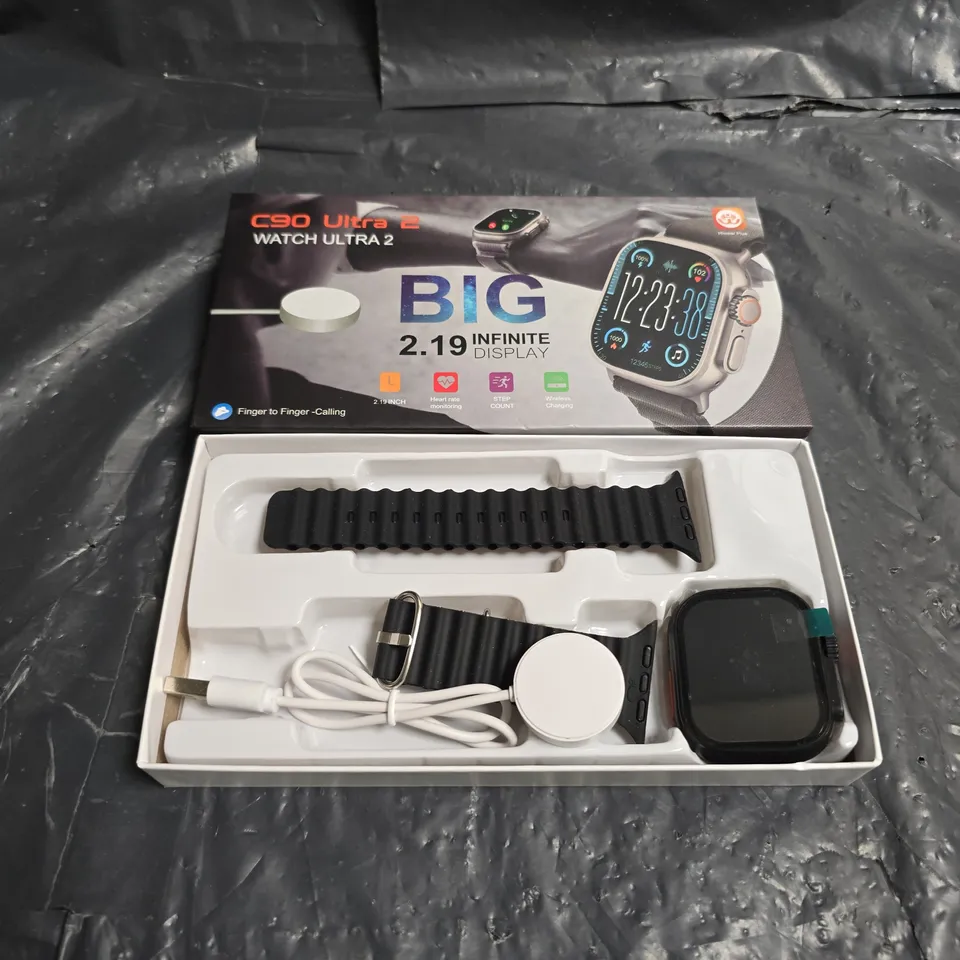 C90 ULTRA 2 SMART WATCH WITH SPORT BAND – BOXED