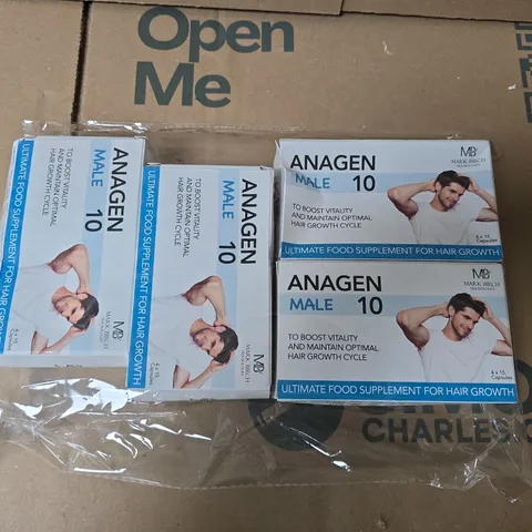 ANAGEN MALE 10 HAIR GROWTH SUPPLEMENT – 4-BOX SET