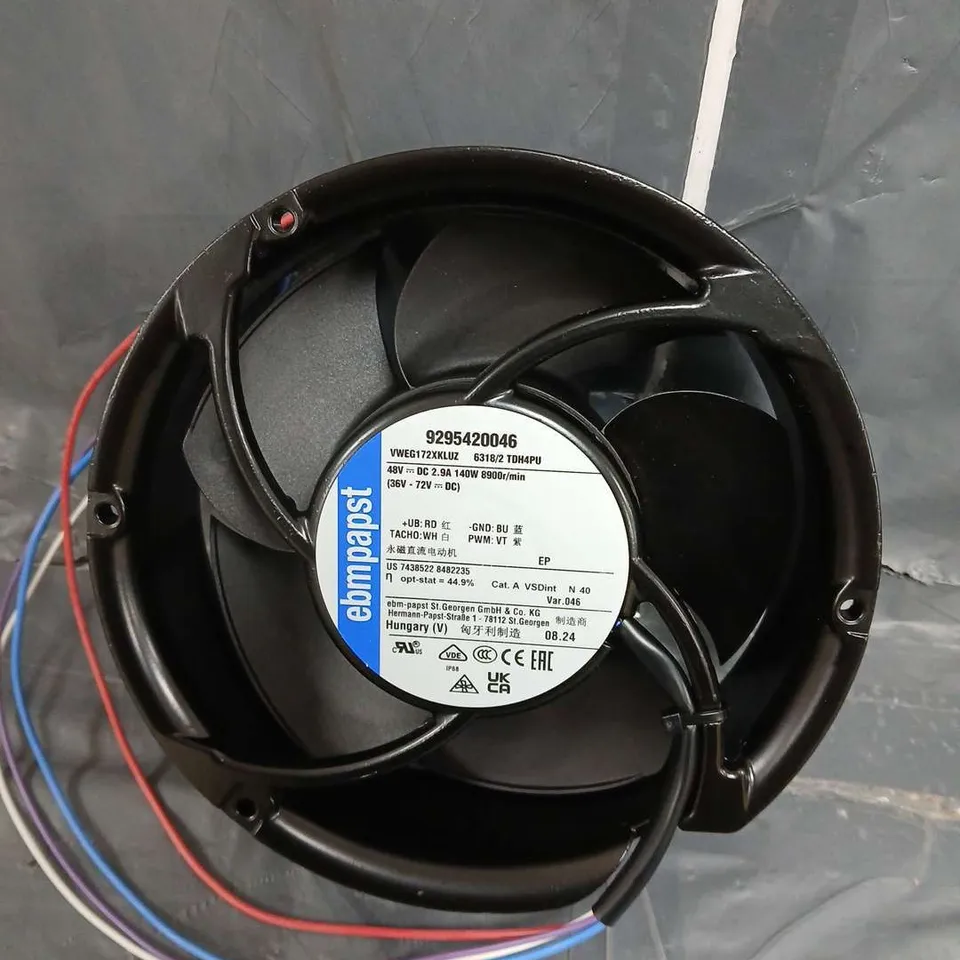 EBMPAPST S-FORCE SERIES AXIAL FAN (6318/2 TDH4PU)