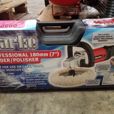 CLARKE CONTRACTOR CON180 180MM SANDER/POLISHER (230V)