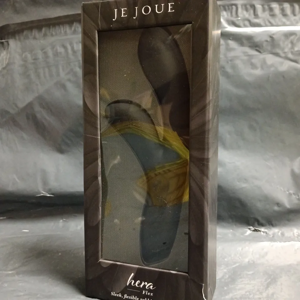 BOXED JE JOUE HERA FLEX RABBIT VIBRATOR IN BLACK