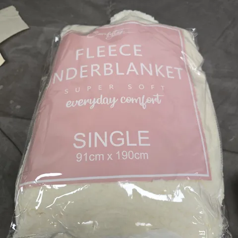 FLEECE UNDERBLANKET – SINGLE, 91 X 190 CM