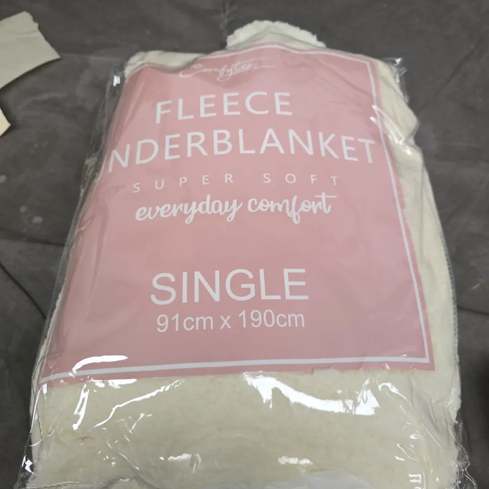 FLEECE UNDERBLANKET – SINGLE, 91 X 190 CM