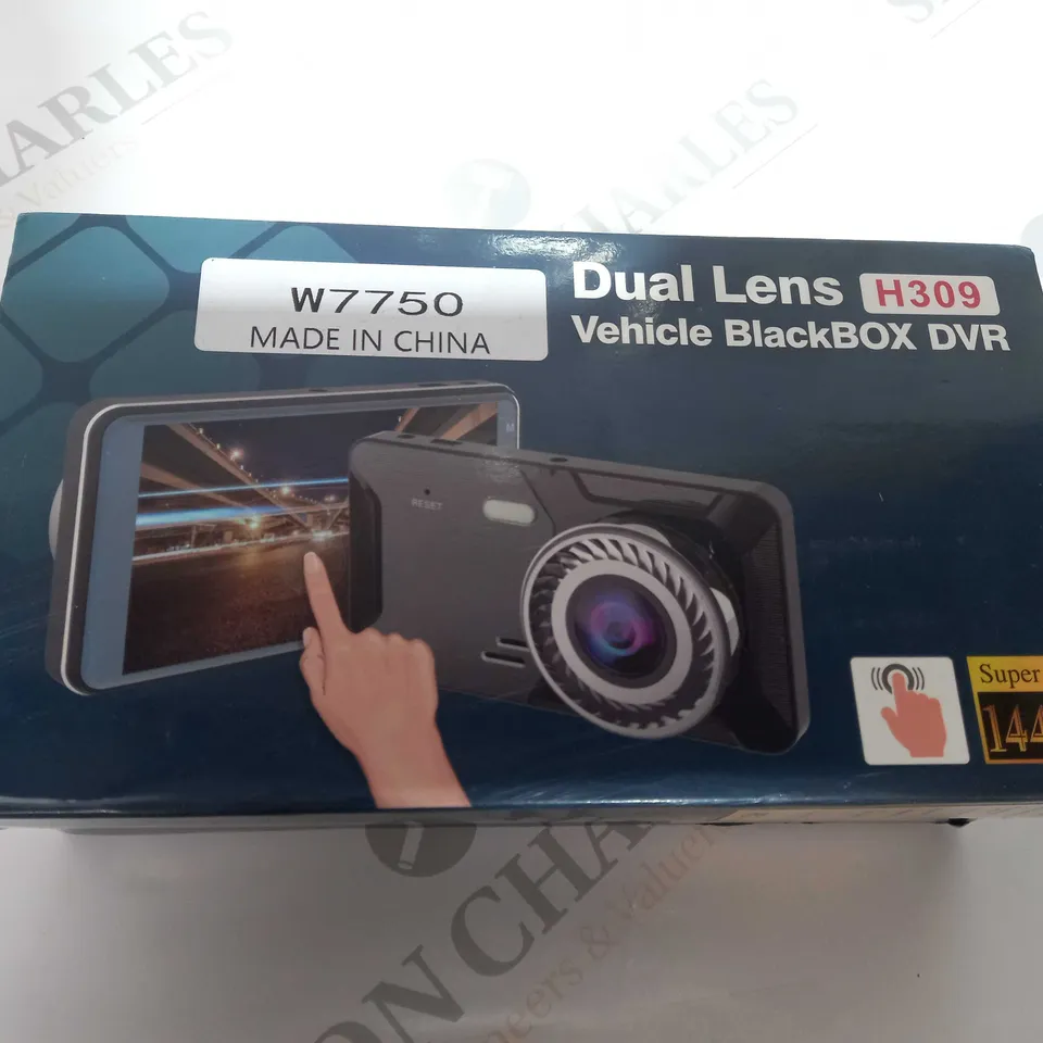 BOXED DUAL LENS VEHICLE BLACKBOX DVR  