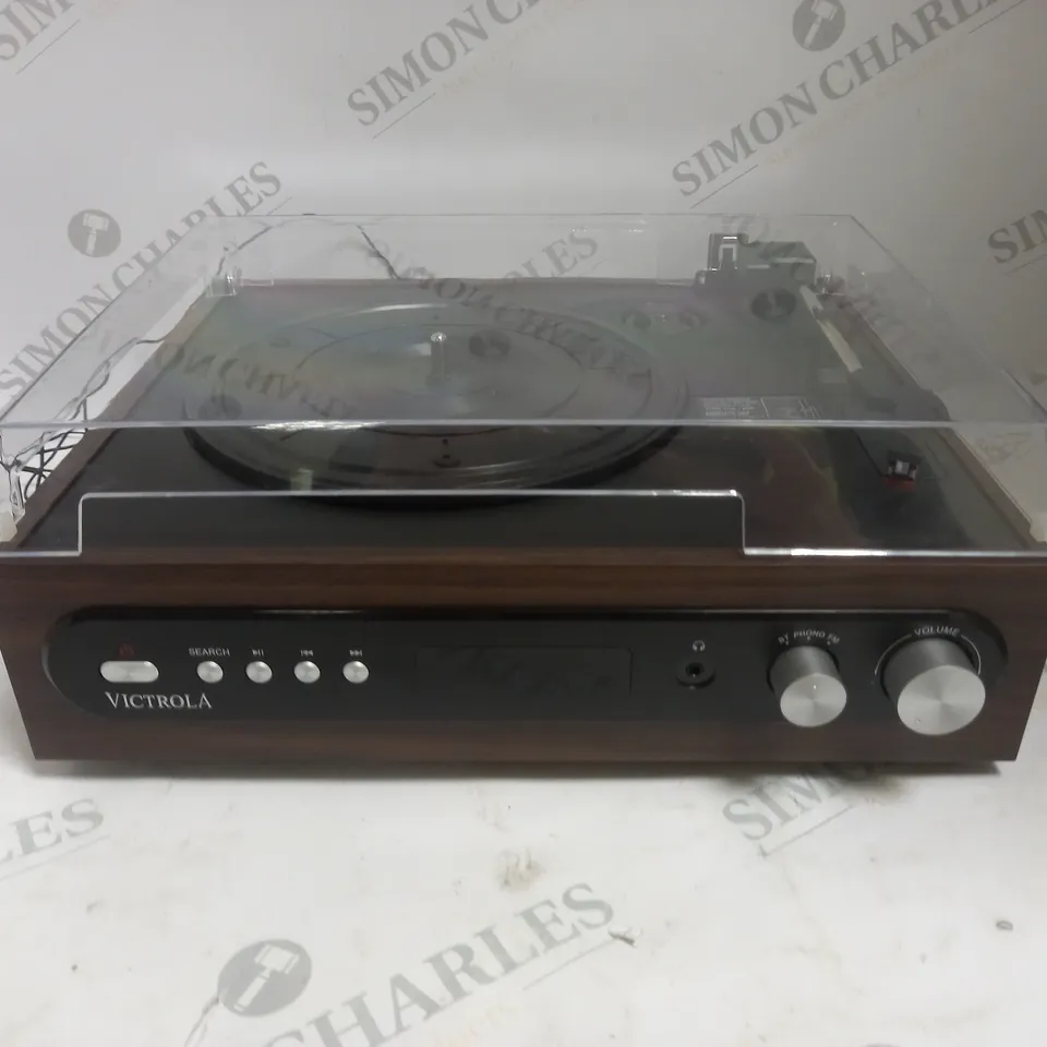BOXED VICTROLA 3-IN-1 BLUETOOTH TURNTABLE 