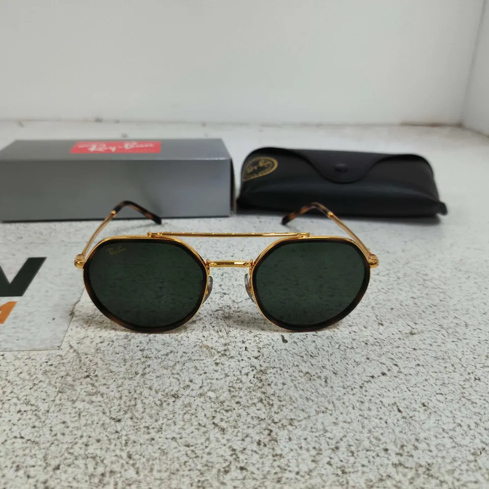 RAY BAN LEGEND GOLD SUNGLASSES BOXED