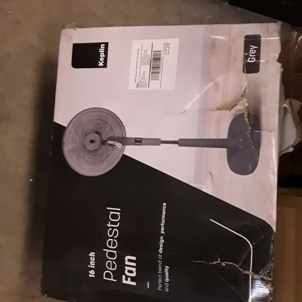 BOXED KEPLIN 16 INCH PEDESTAL FAN 