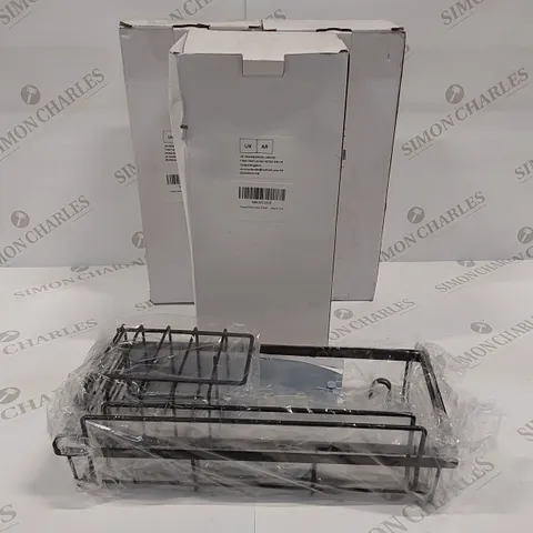 THREE BRAND NEW BOXED MALAJESS SHOWER CADDIES