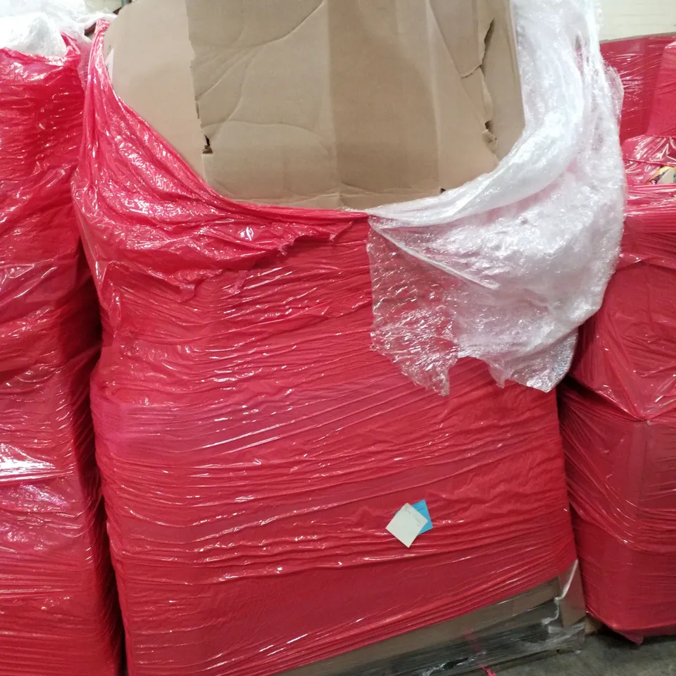 PALLET OF ASSORTED PRODUCTS INCLUDING LAWN LEVELLING RAKE, OFFICE CHAIR, COOKWARE INDUCTION POT, TOILET GRAB BAR BATH