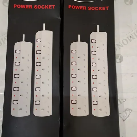 LOT OF 2 BOXED TECH TRADERS POWER SOCKETS