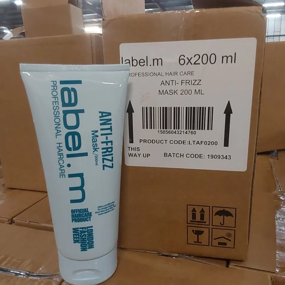 CAGE TO CONTAIN APPROX 145 X BOXES OF LABEL.M ANTI-FRIZZ MASK - 6 X 200ml PER BOX // CAGE NOT INCLUDED 