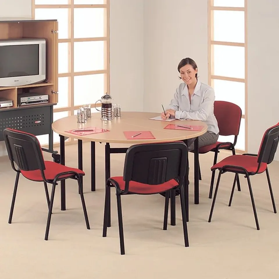 BOXED CIRCULAR CONFERENCE TABLE