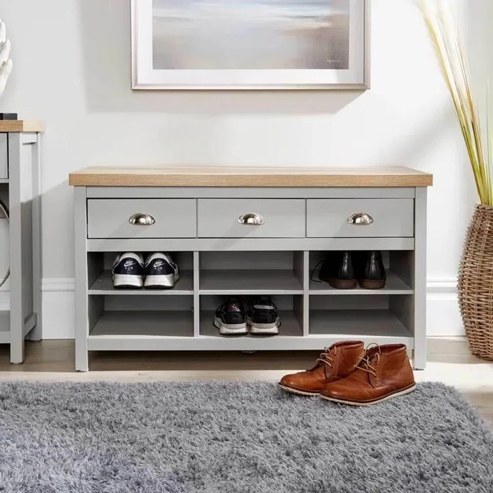 BOXED AVON STORAGE BENCH (2 BOXES)