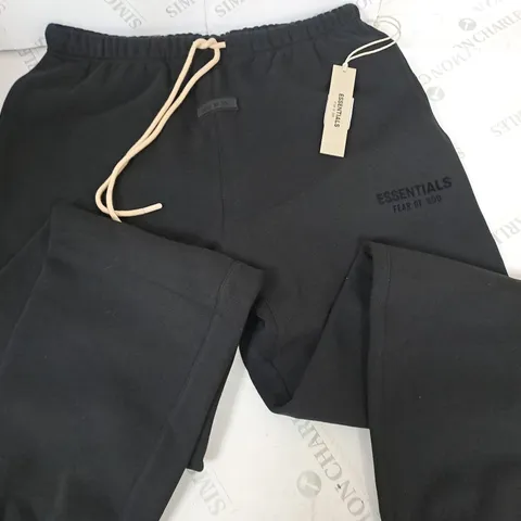 ESSENTIALS FEAR OF GOD SWATPANTS IN BLACK - L