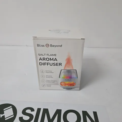 BLISS & BEYOND SALT FLAME AROMA DIFFUSER – BOXED