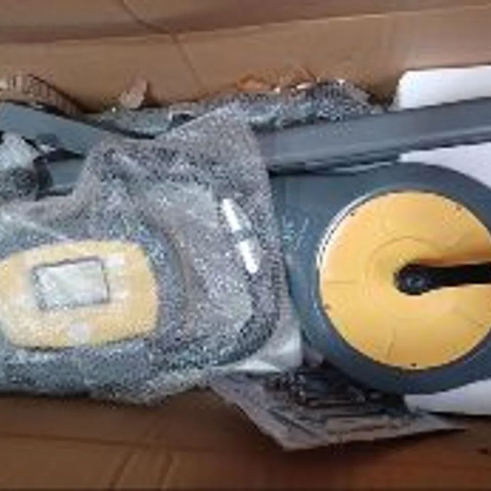 DAVINA FITNESS FOLDING MAGNETIC EXERCISE BIKE, YELLOW [COLLECTION ONLY]