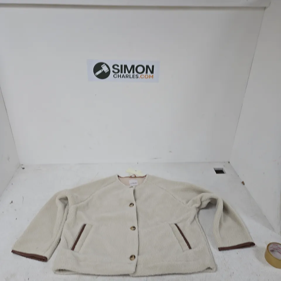 BOX OF APPROXIMATELY 20 ASSORTED CLOTHING ITEMS TO INCLUDE: CHARLOTTE WEST FLUFFY COAT