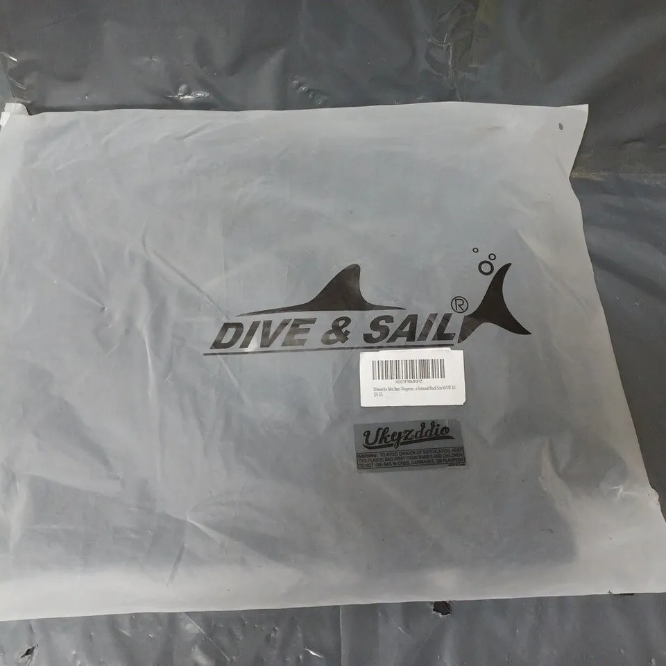 DIVE AND SAIL WETSUIT FOR MEN BLACK XS
