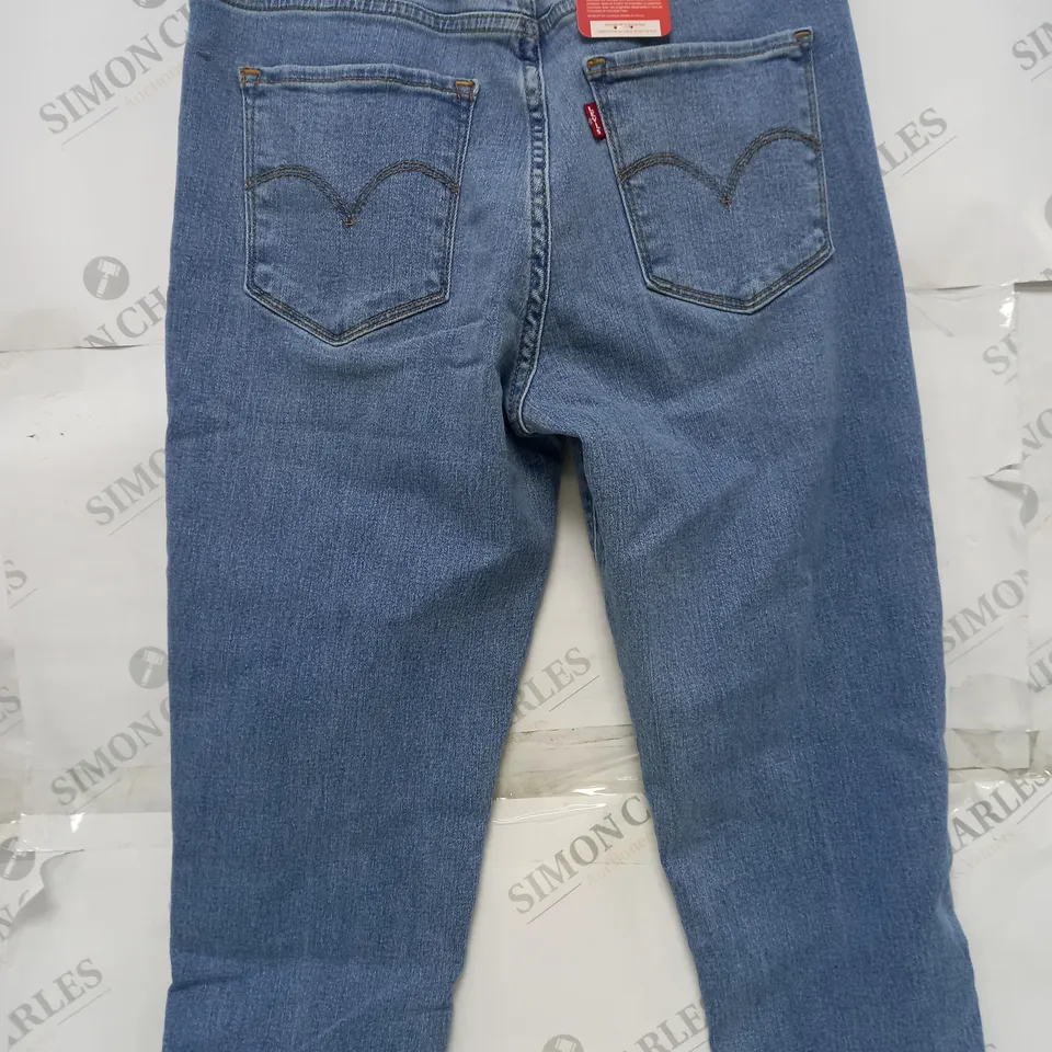 navy blue 721 high-rise skinny jeans - 28 x 30