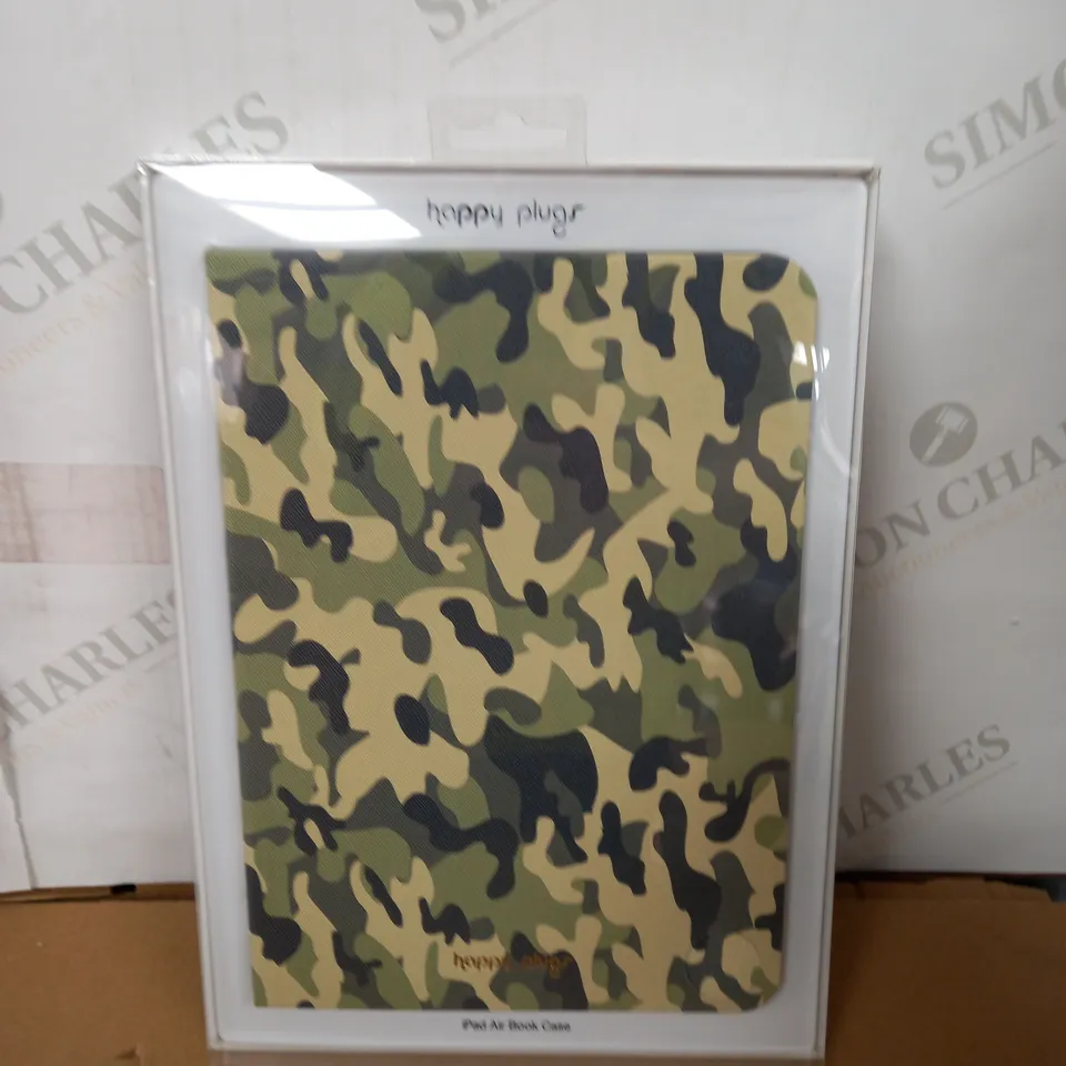 LOT OF 10 HAPPY PLUGS IPAD AIR BOOK CASES - CAMO