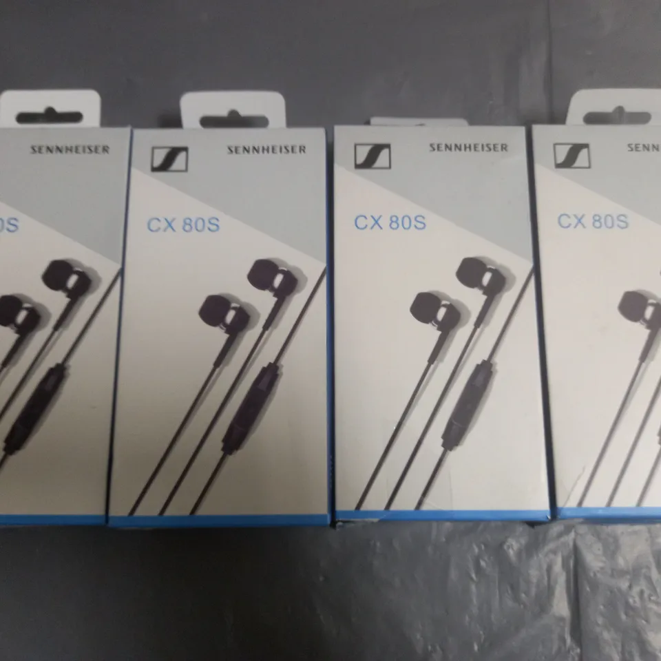 LOT OF 4 BOXED SENNHEISER CX 80S EARPHONES