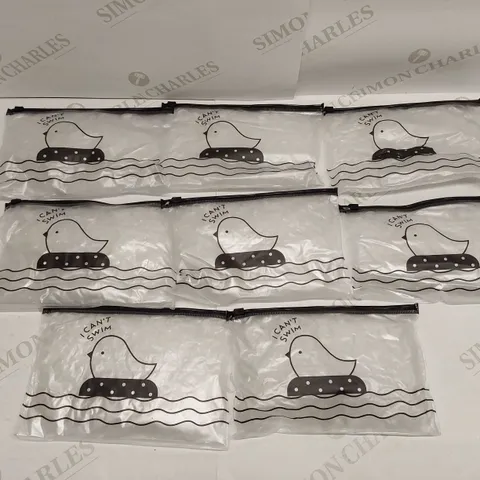 BOX OF APPROXIMATELY 8X BRAND NEW SULARPEK 1000PCS CLEAR ELASTIC HAIR BANDS SETS