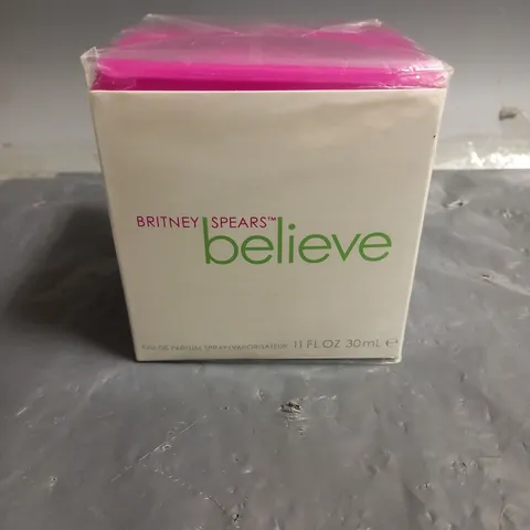 BOXED AND SEALED BRITNEY SPEARS BELIEVE EAU DE PARFUM 30ML