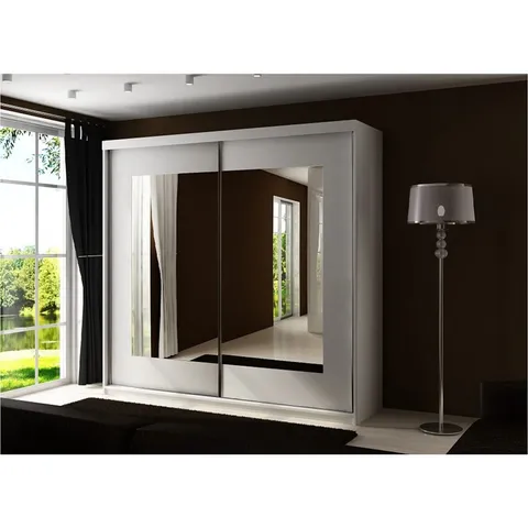 BOXED DEGES BONNITON 2 DOOR SLIDING  WARDROBE (3 BOXES)