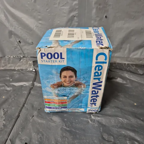 BOXED CLEAR WATER POOL STARTER KIT - COLLECTION ONLY