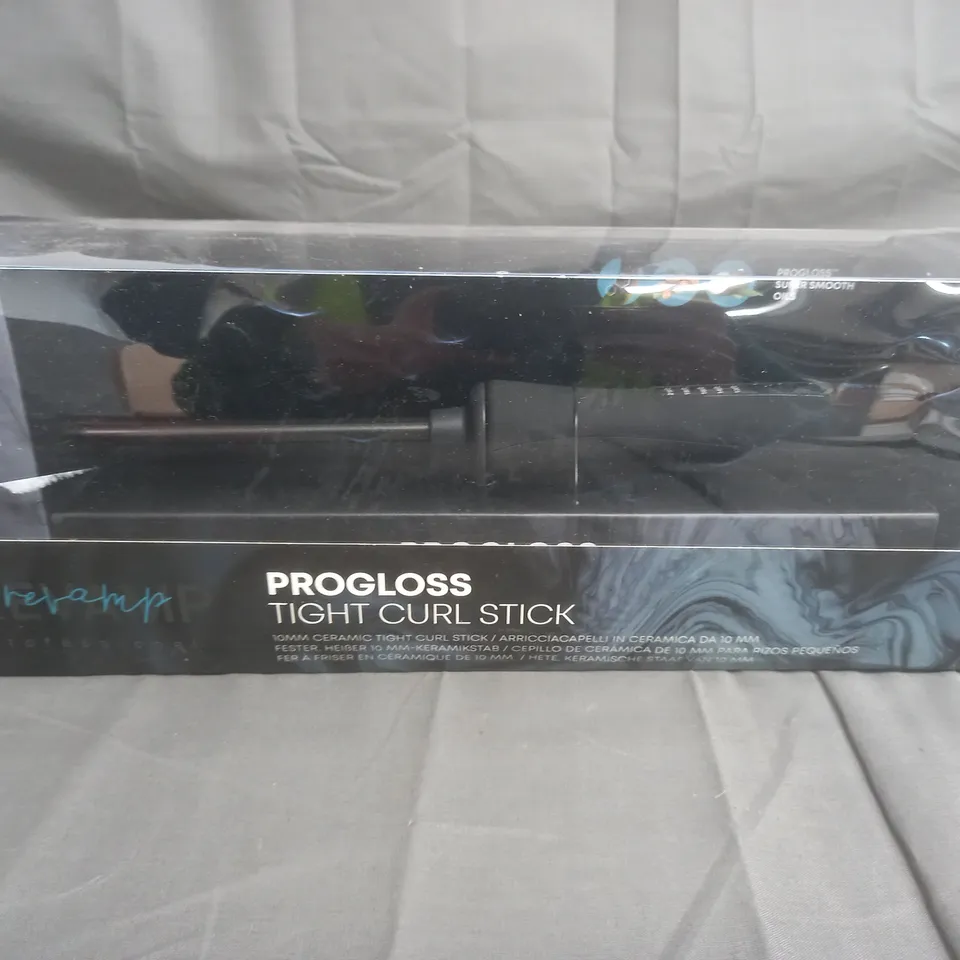 BOXED REVAMP PROGLOSS TIGHT CURL STICK 10MM 