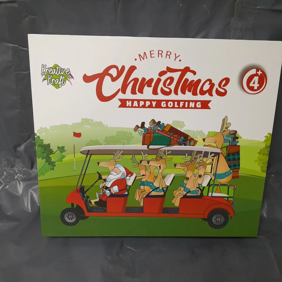 BOXED KREATURE KRAFT HAPPY GOLFING ADVENT CALENDER