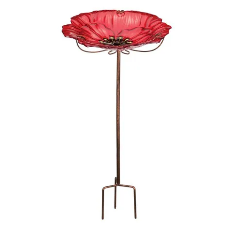 MY GARDEN STORIES BIRD FEEDING FLOWER PETAL STAKE