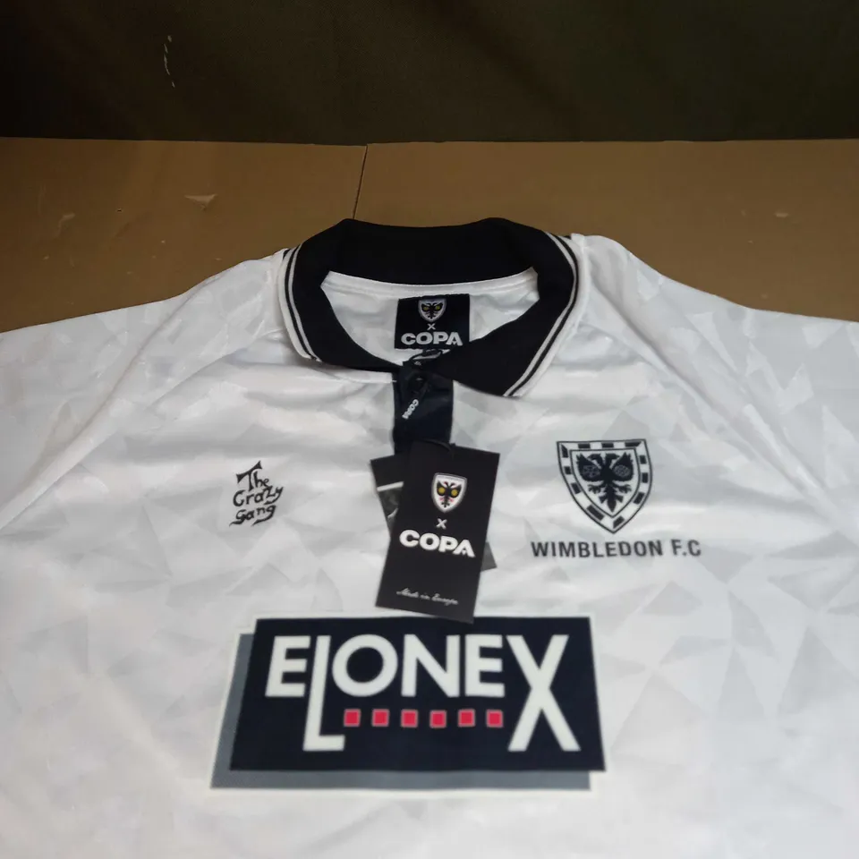 WIMBLEDON FC RETRO SHIRT SIZE XL