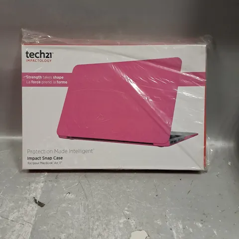 BOXED APPLE MACBOOK AIR 11" TECH21 IMPACT SNAP LAPTOP CASE IN PINK 