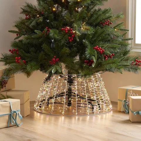 FESTIVE PRE-LIT 58CM TREE SKIRT