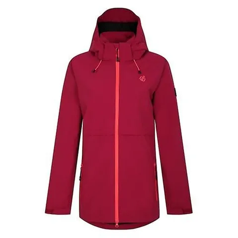 BRAND NEW DARE2B WOMEN'S SWITCH UP II WATERPROOF JACKET IN BERRY PINK - UK 10
