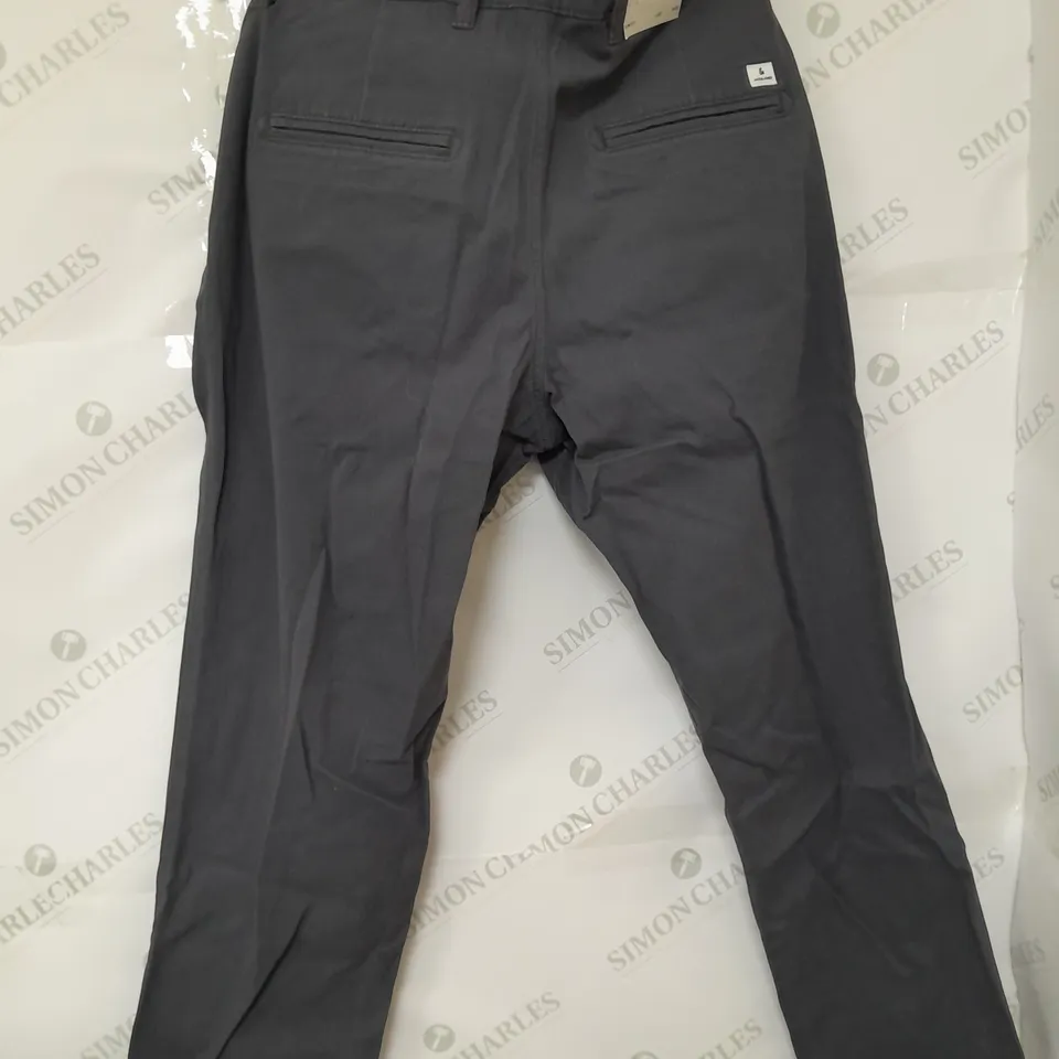 JACK&JONES SLIM FIT TROUSERS IN ASPHALT 32WAIST