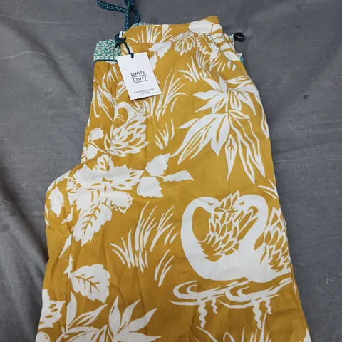 WHITE STUFF NINA ORGANIC PYJAMA BOTTOMS SIZE XS